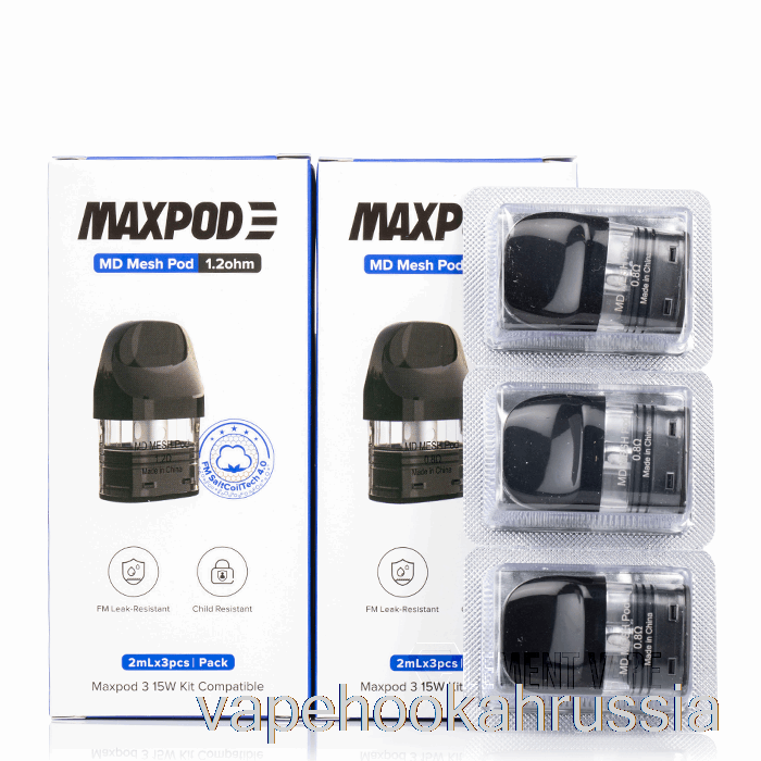 Сменные капсулы с сеткой Vape Russia Freemax Md 0,8 Ом, сетчатые капсулы Md